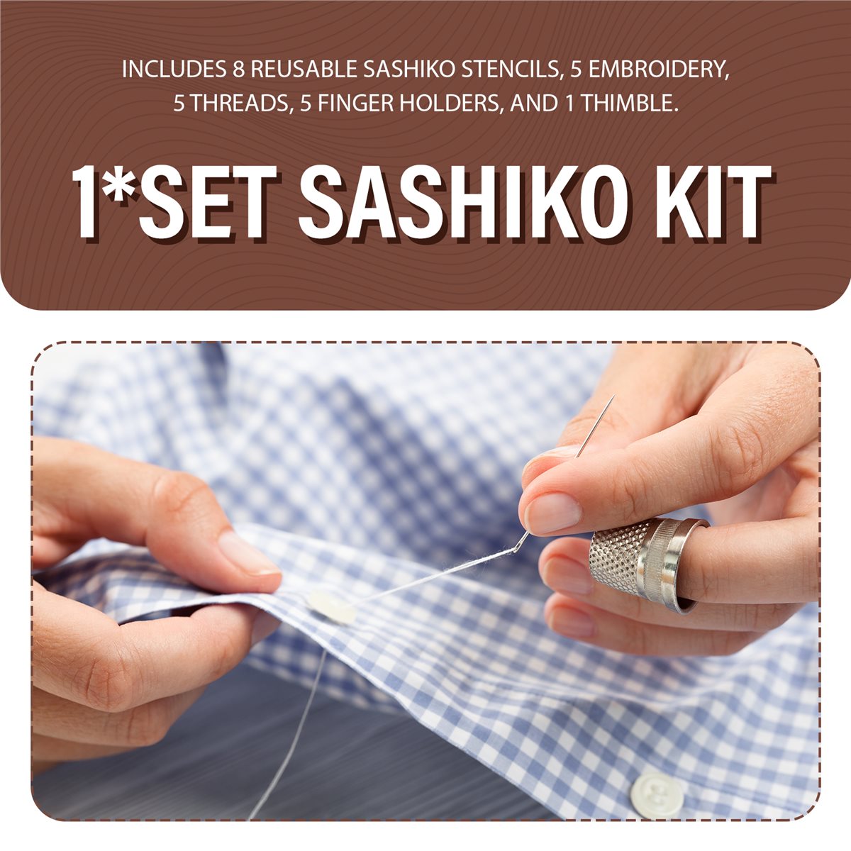 Embroidery For Beginners - ~PERFECTO~ Kit de Plantillas de Plástico