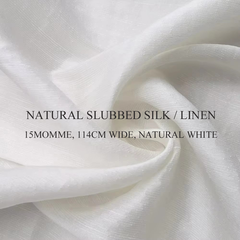 Linen Fabric Natural - Tela de Lino y Seda de