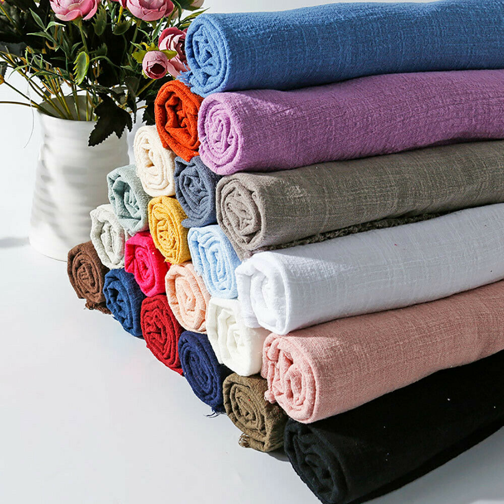 Linen Fabric Natural - Tela de Lino y Algodón Delgada