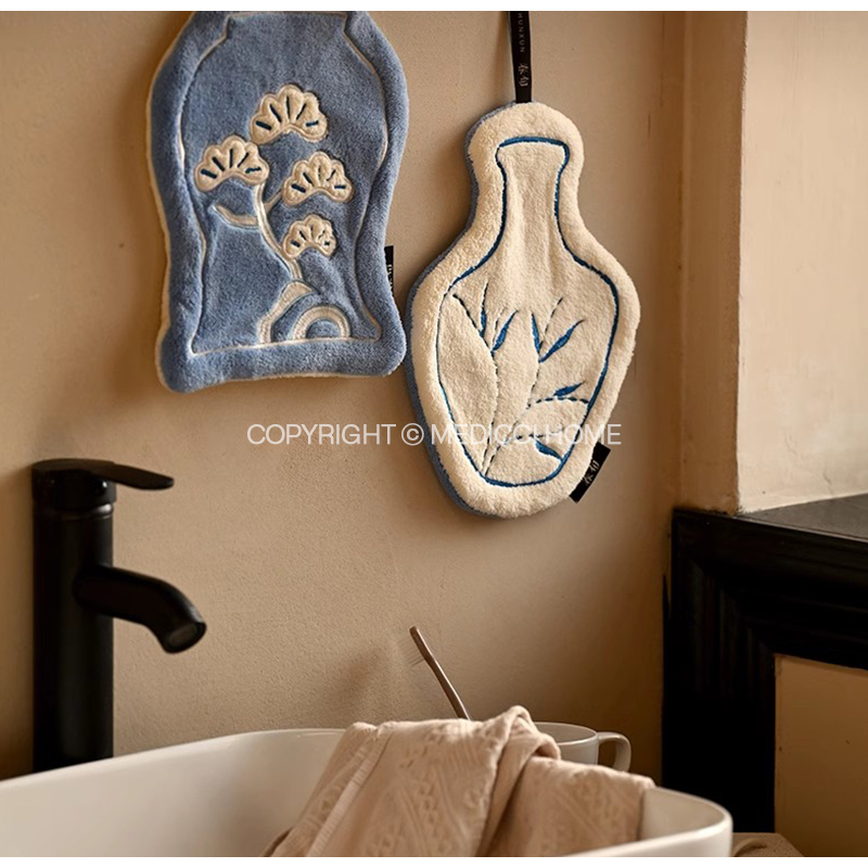 Medicci Home-Toalla de mano co - Embroidery Unique Design reseña y precio