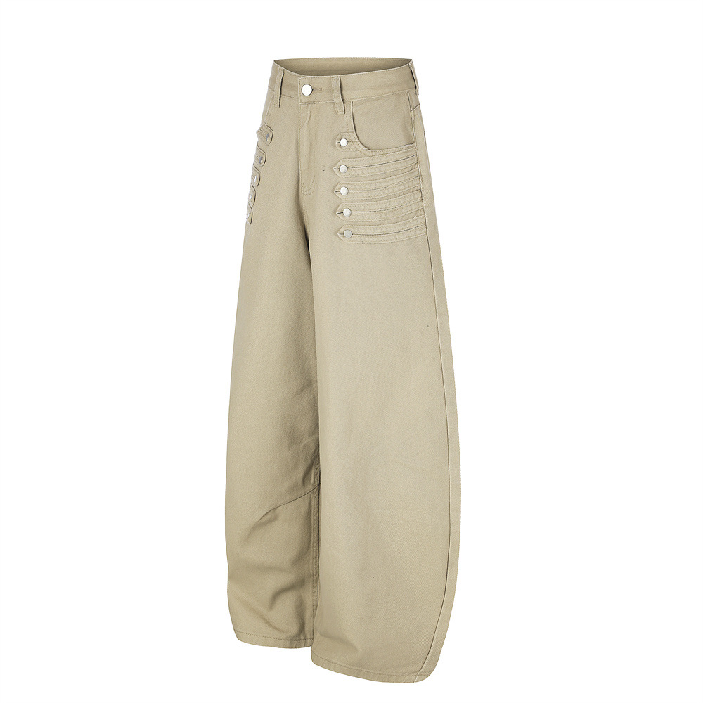 Pantalones de Pierna Curva Hol - Embroidery Unique Design reseña y precio