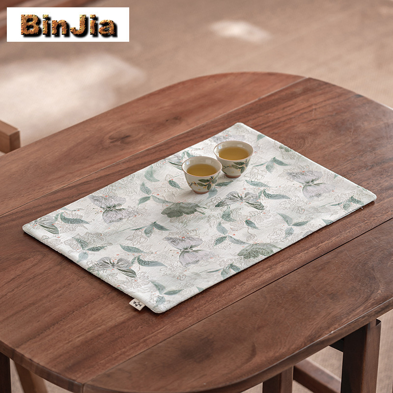 Manteles de mesa de té de dobl - Embroidery Service reseña y precio
