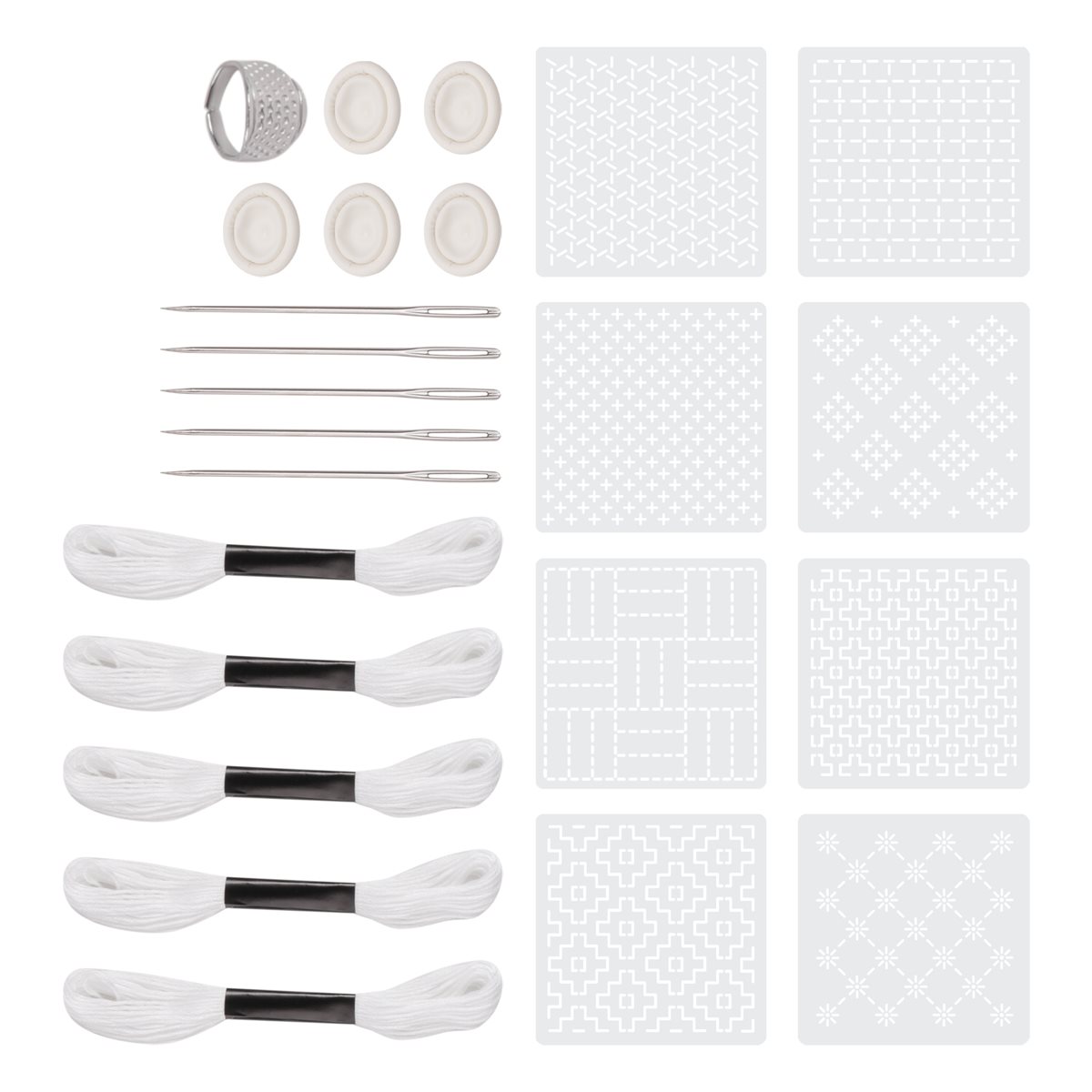 ~PERFECTO~ Kit de Plantillas d - Embroidery For Beginners reseña y precio