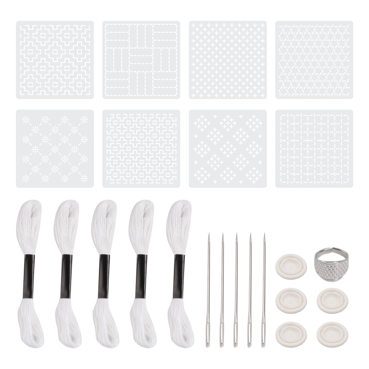 ~PERFECTO~ Kit de Plantillas d - Embroidery For Beginners reseña y precio