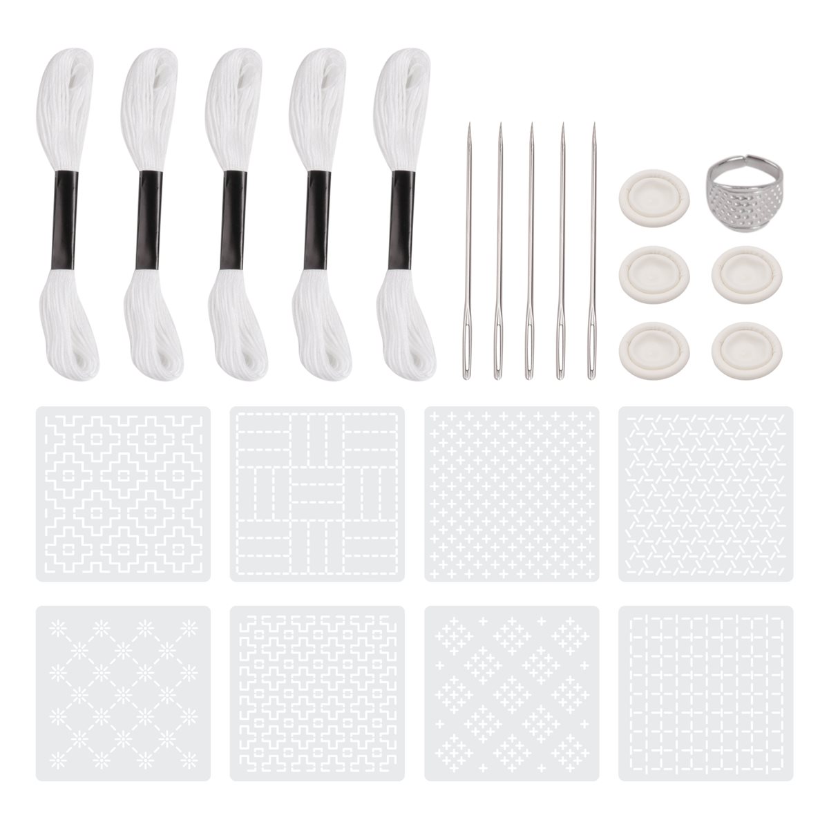 ~PERFECTO~ Kit de Plantillas d - Embroidery For Beginners reseña y precio