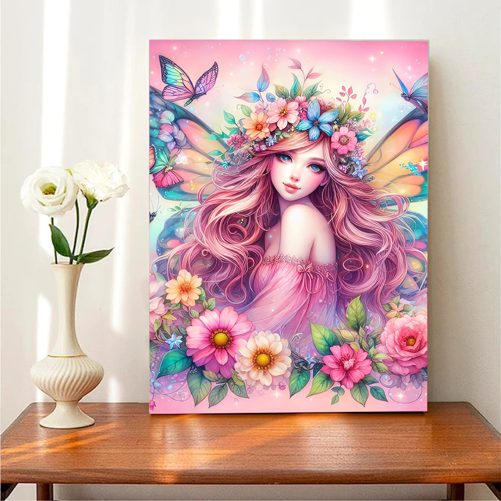 Pintura de Diamantes sin Marco - Embroidery Flower reseña y precio