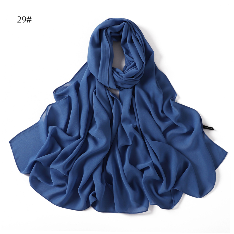 Nueva Perla gasa Hijabs vid in - Embroidery Hijab reseña y precio