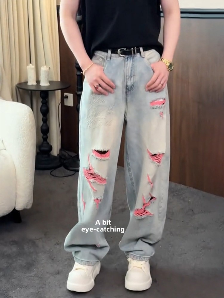 Pantalones de mezclilla con bo - Embroidery Unique Design reseña y precio
