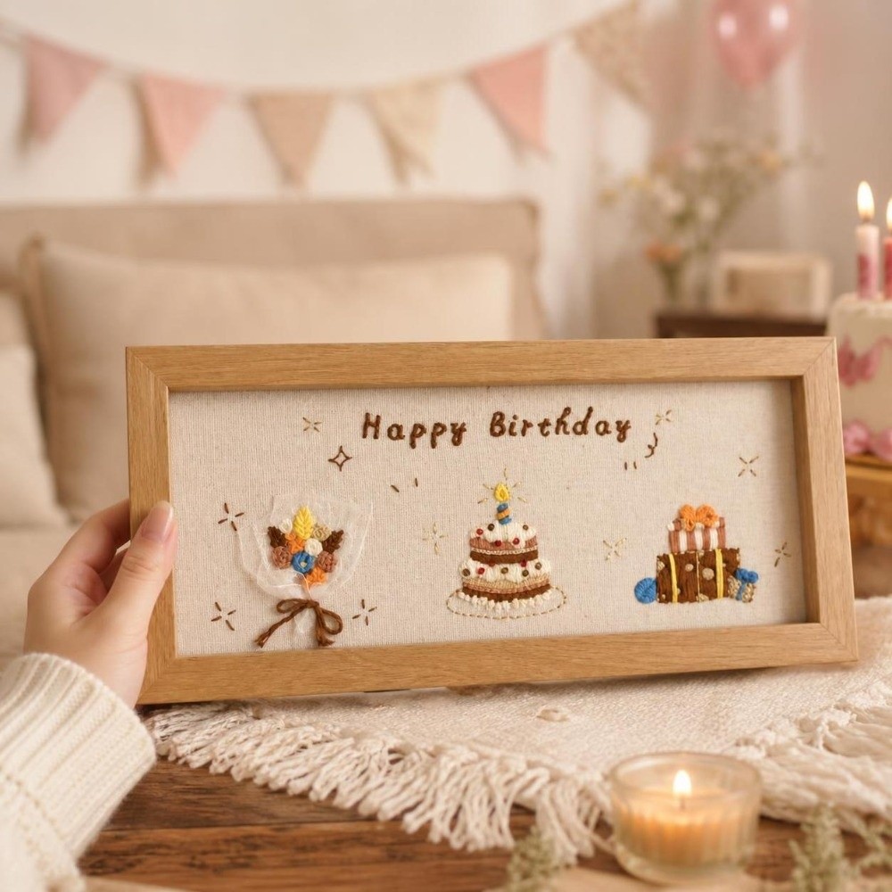 Kit de Punto de Cruz con Diseñ - Embroidery For Beginners reseña y precio