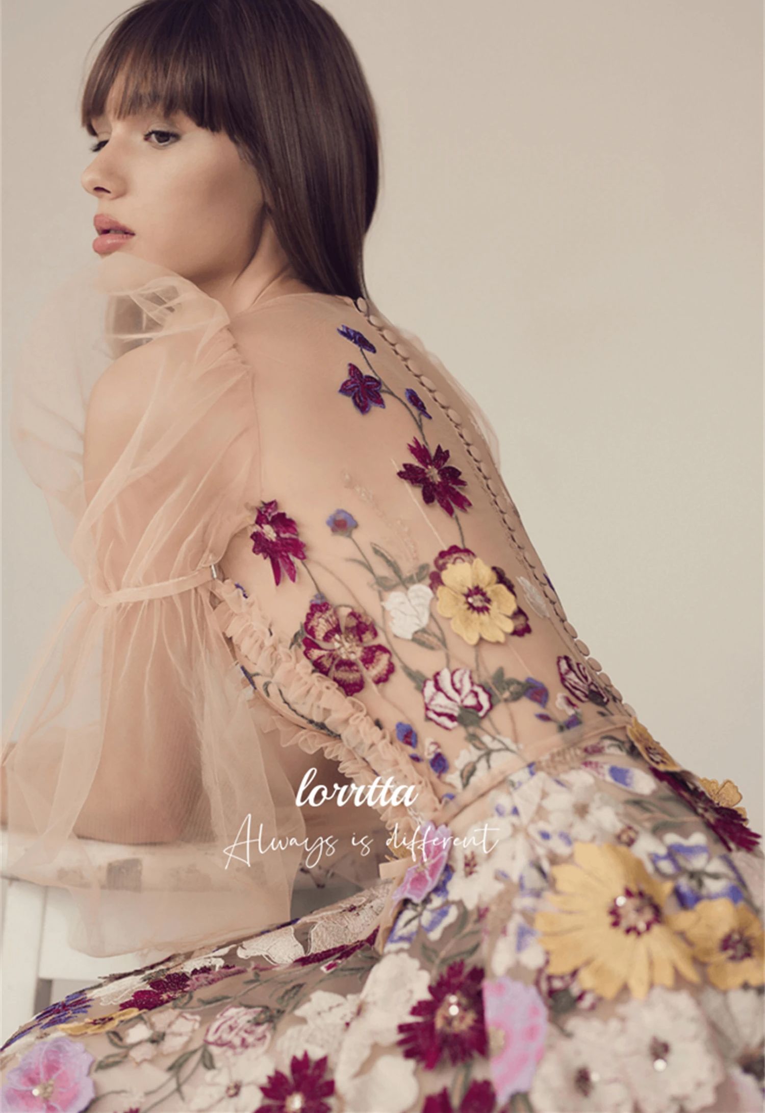 Vestido De fiesta De lujo líne - Embroidery Abaya reseña y precio
