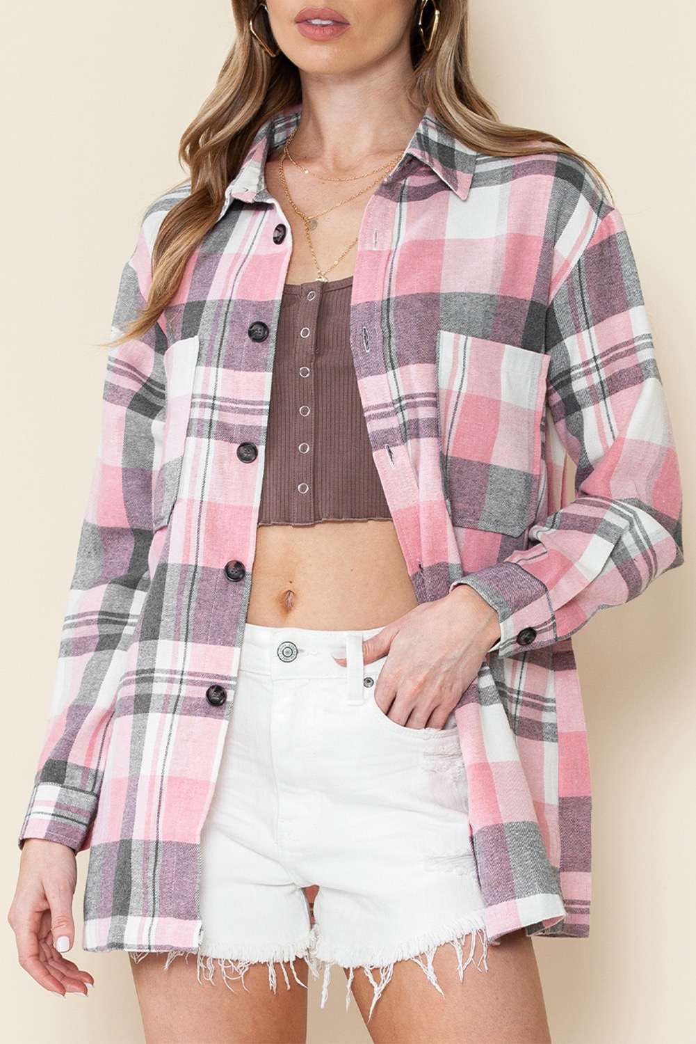 Camisa de mujer con solapa, a  - Embroidery Online reseña y precio
