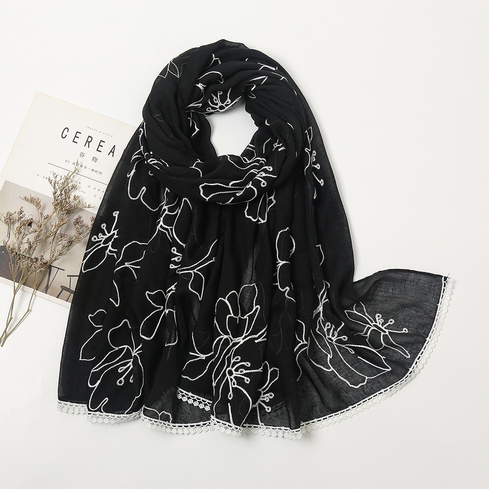 Pañuelo Hijab Versátil y Elega - Embroidery Hijab reseña y precio