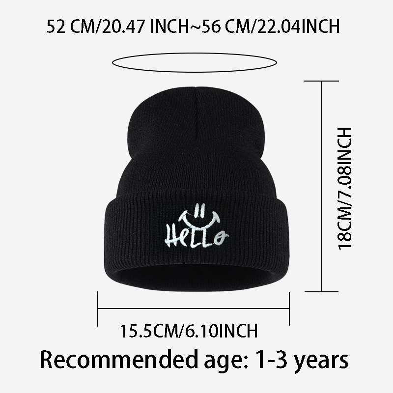 Gorro de punto para niños pequ - Embroidery Knit reseña y precio