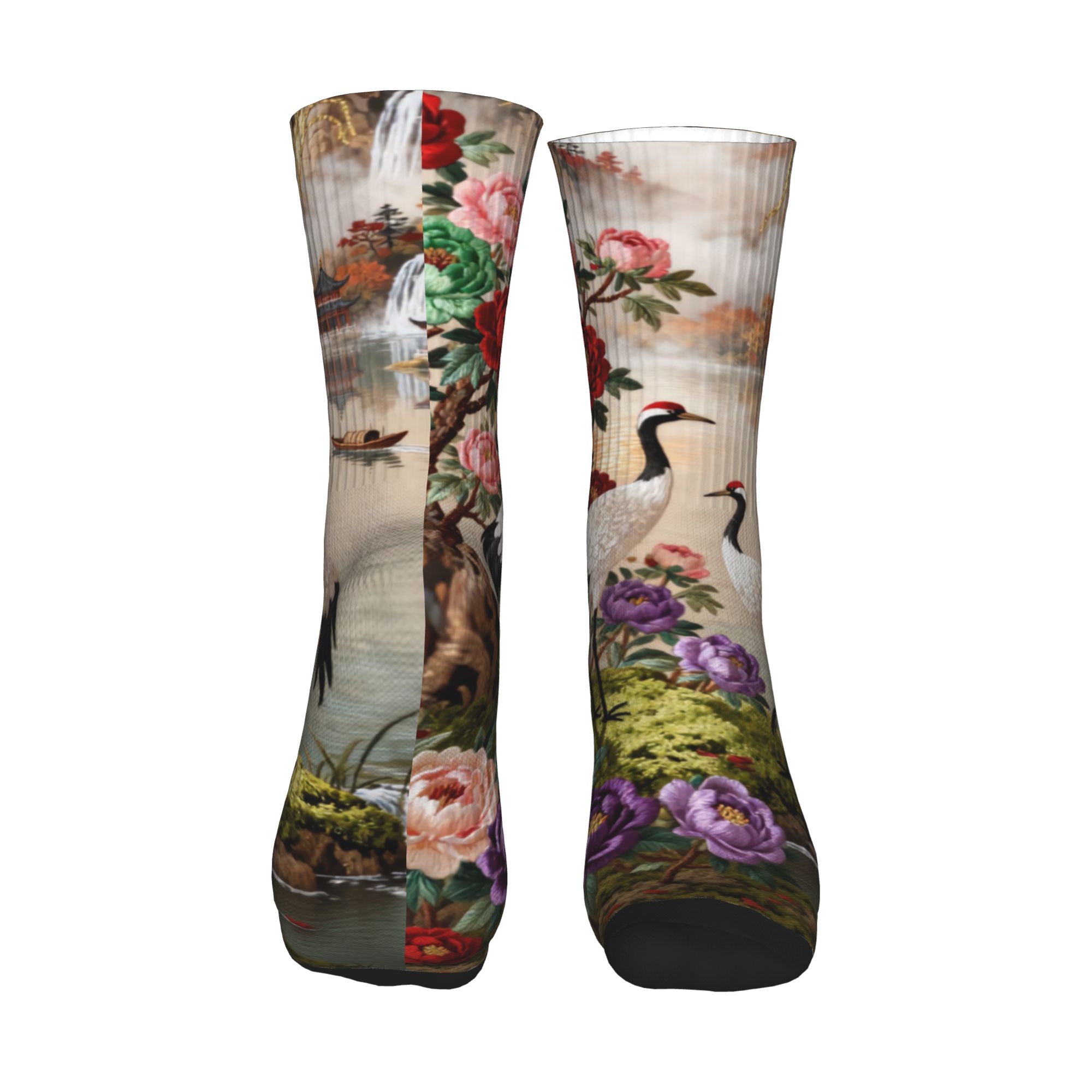 Calcetines divertidos con esta - Embroidery Knit reseña y precio