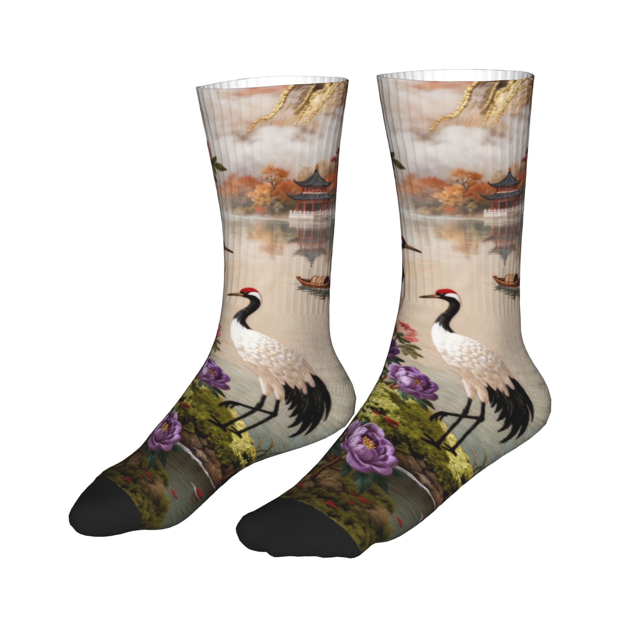 Calcetines divertidos con esta - Embroidery Knit reseña y precio