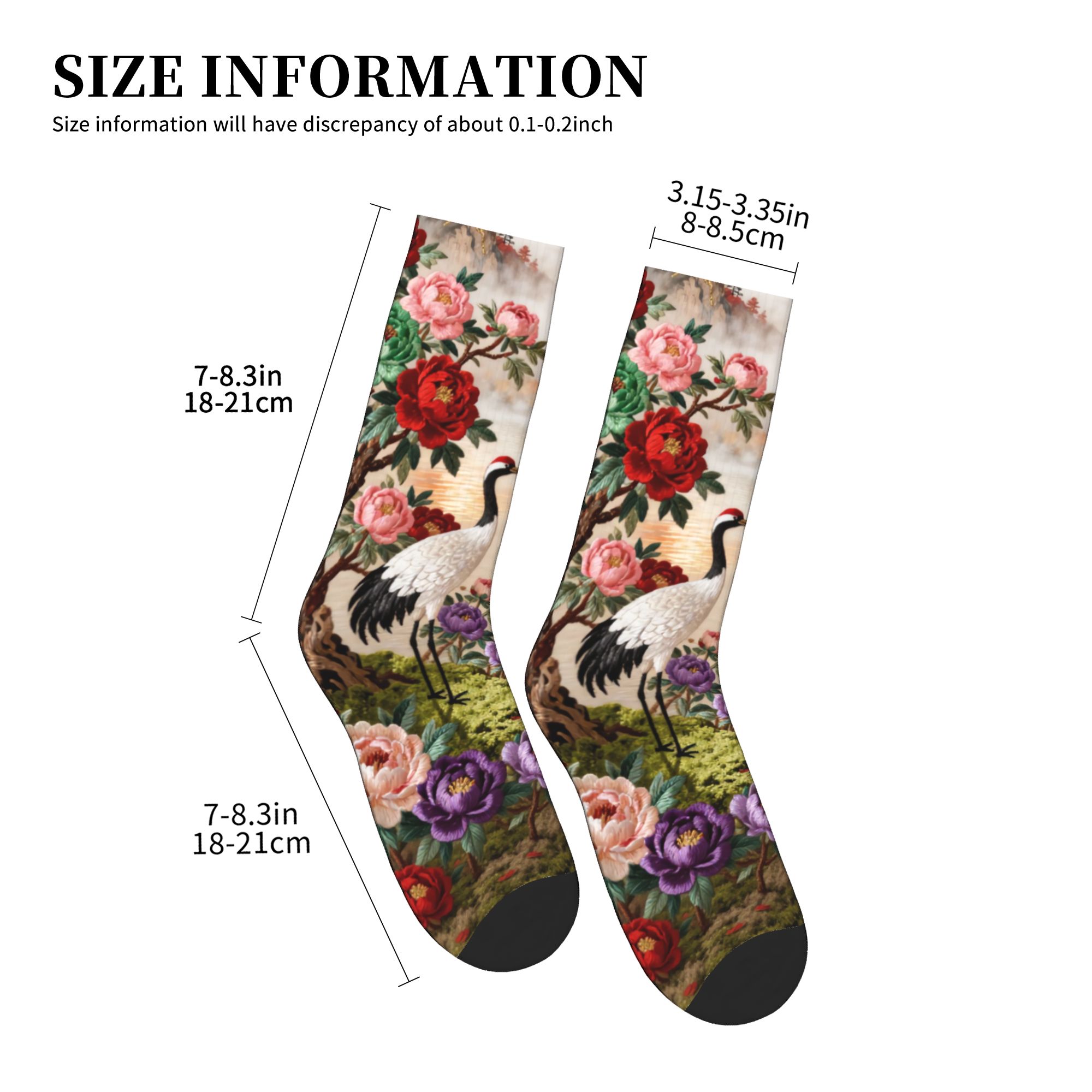 Calcetines divertidos con esta - Embroidery Knit reseña y precio