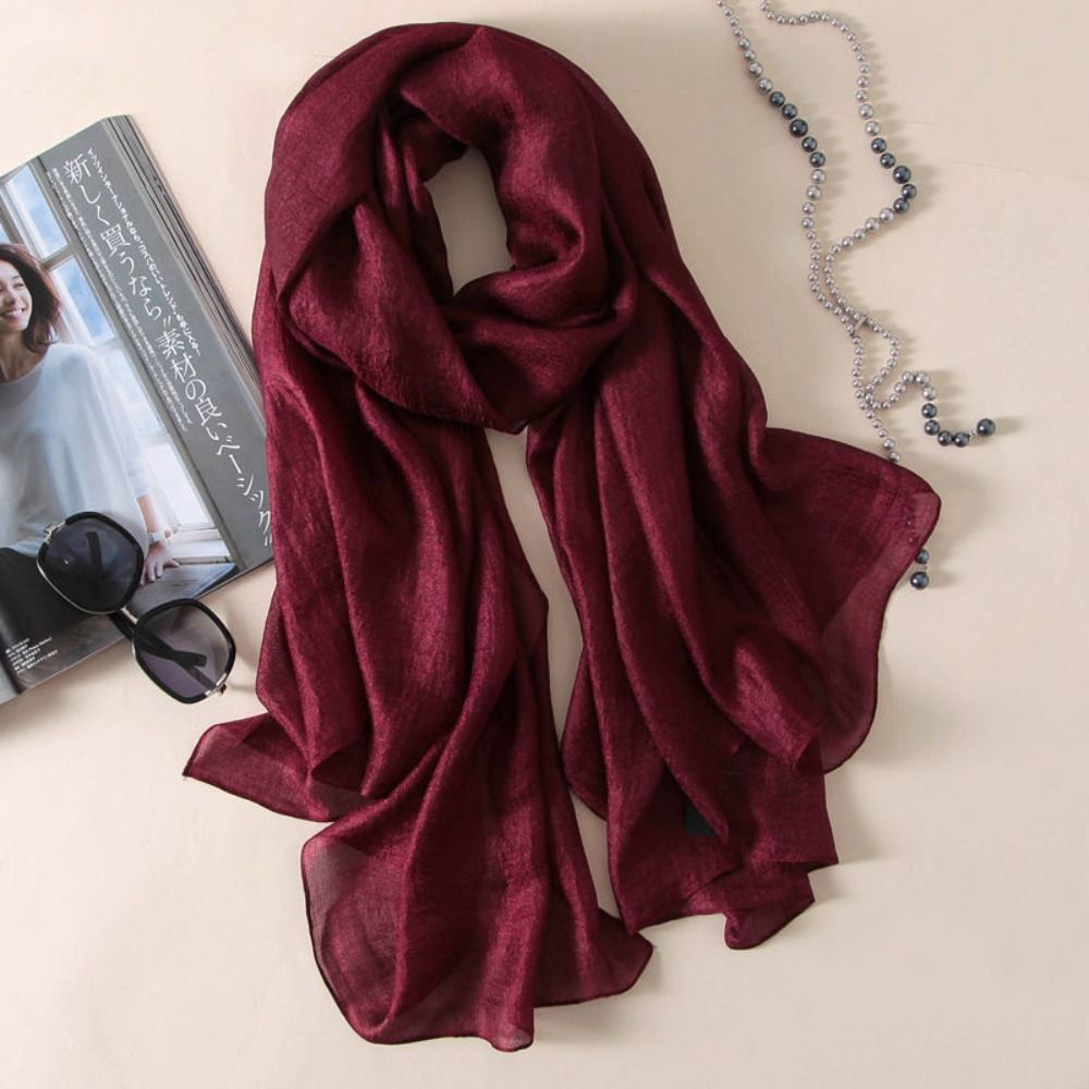 Bufanda lisa de lino para muje - Linen Fabric Natural reseña y precio