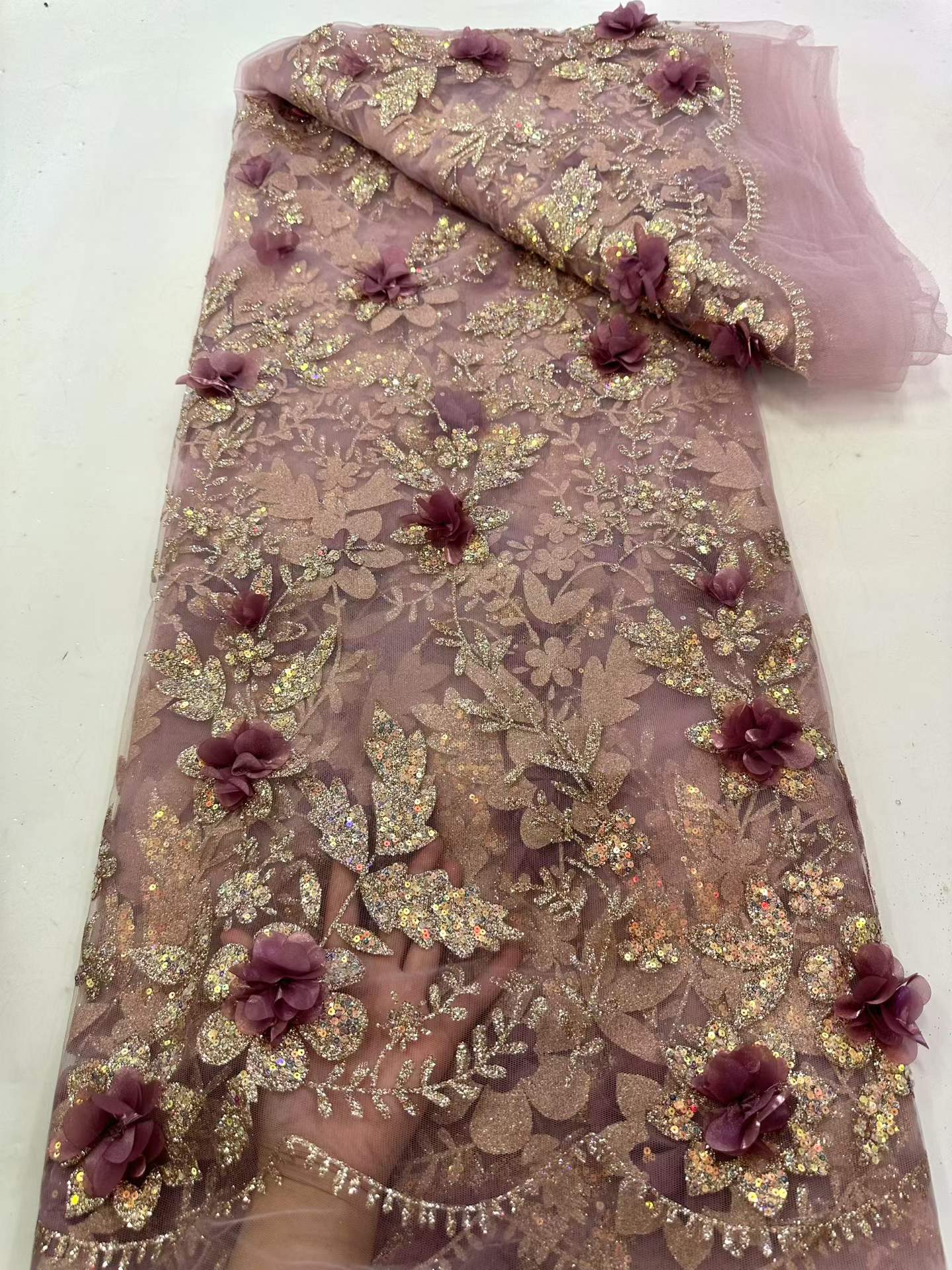 Tela de encaje africana bordad - Embroidery Abaya reseña y precio