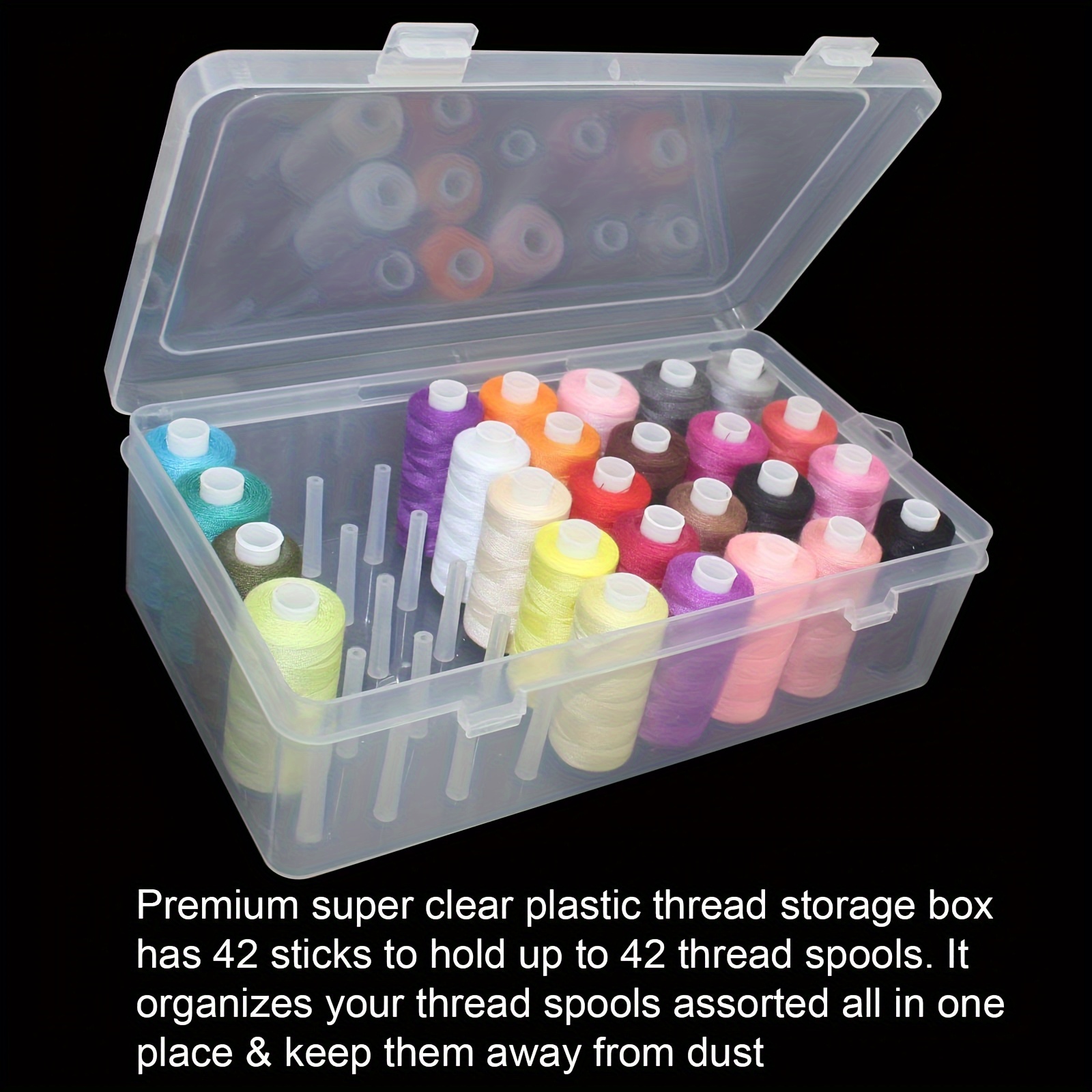 Caja de Almacenamiento de Hilo - Embroidery Service reseña y precio