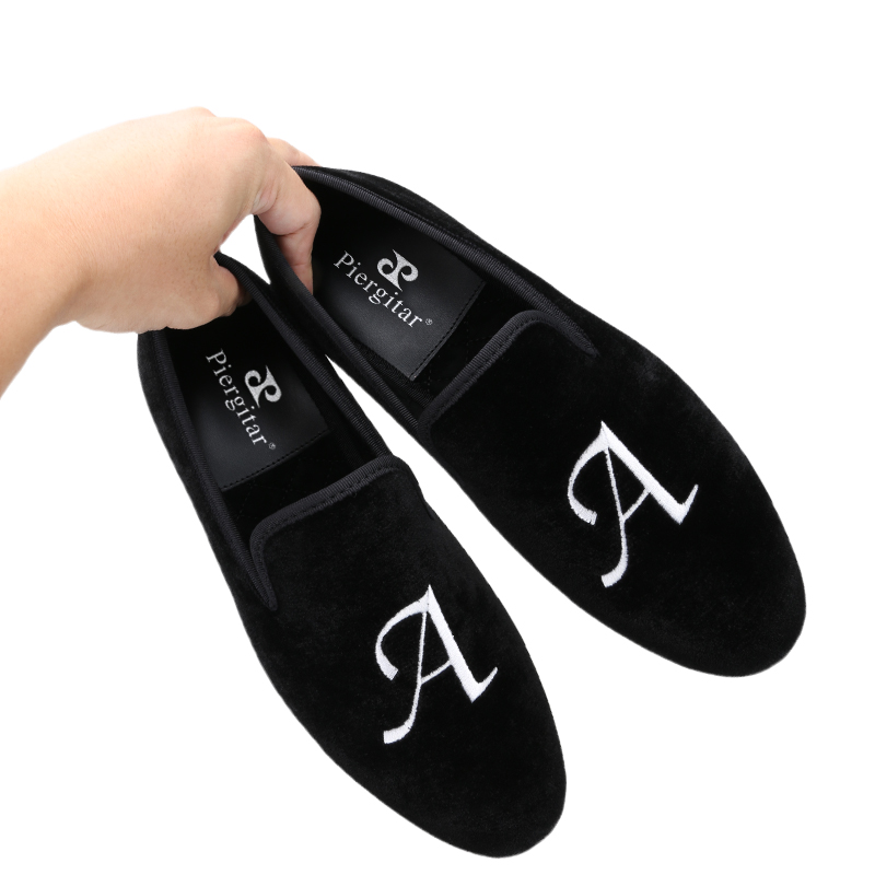 Piergitar-mocasines bordados c - Embroidery Initials reseña y precio