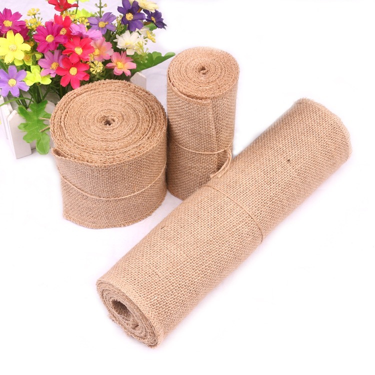 Cinta de Yute Natural de 5-30  - Linen Fabric Natural reseña y precio
