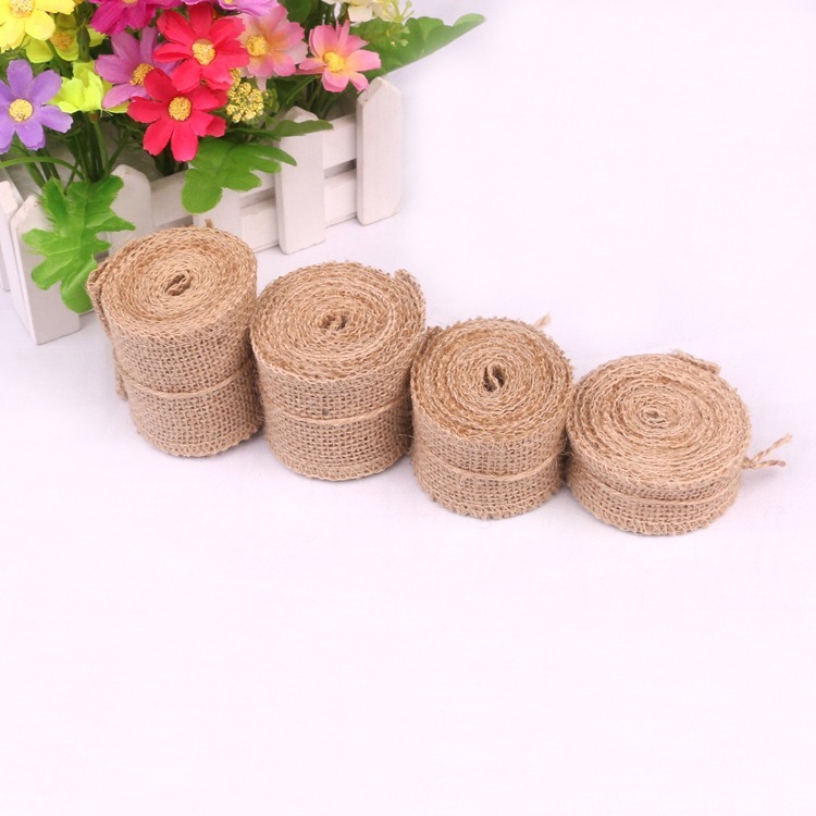 Cinta de Yute Natural de 5-30  - Linen Fabric Natural reseña y precio