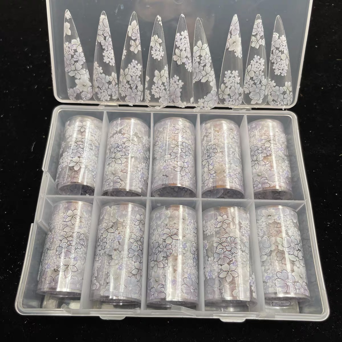 1 caja de láminas para uñas de - Transfer Paper Carbon reseña y precio