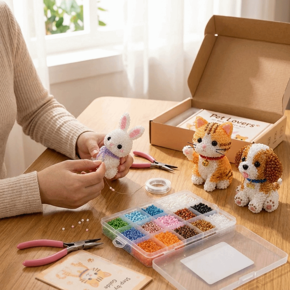 Kit de bordado de cuentas de a - Embroidery For Beginners reseña y precio