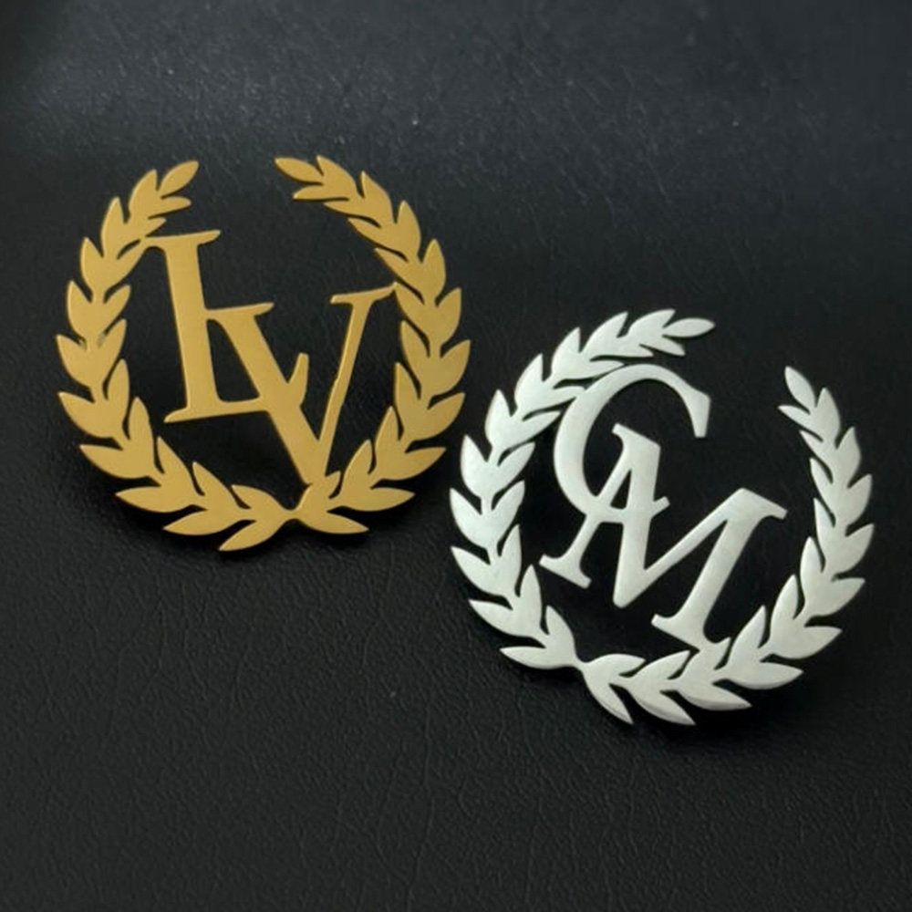Broche personalizado, broche d - Embroidery Initials reseña y precio