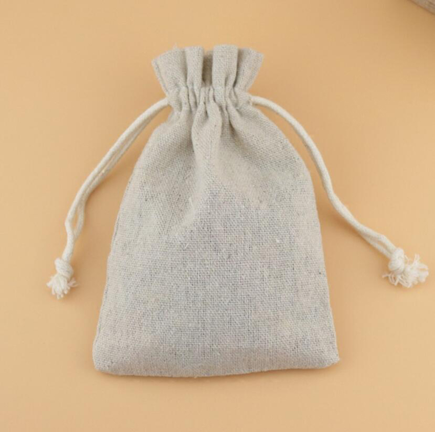 50 Uds. Bolsas de lino con cor - Linen Fabric Natural reseña y precio