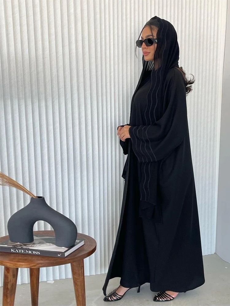 Ramadán mujeres Dubai Kimono K - Embroidery Hijab reseña y precio