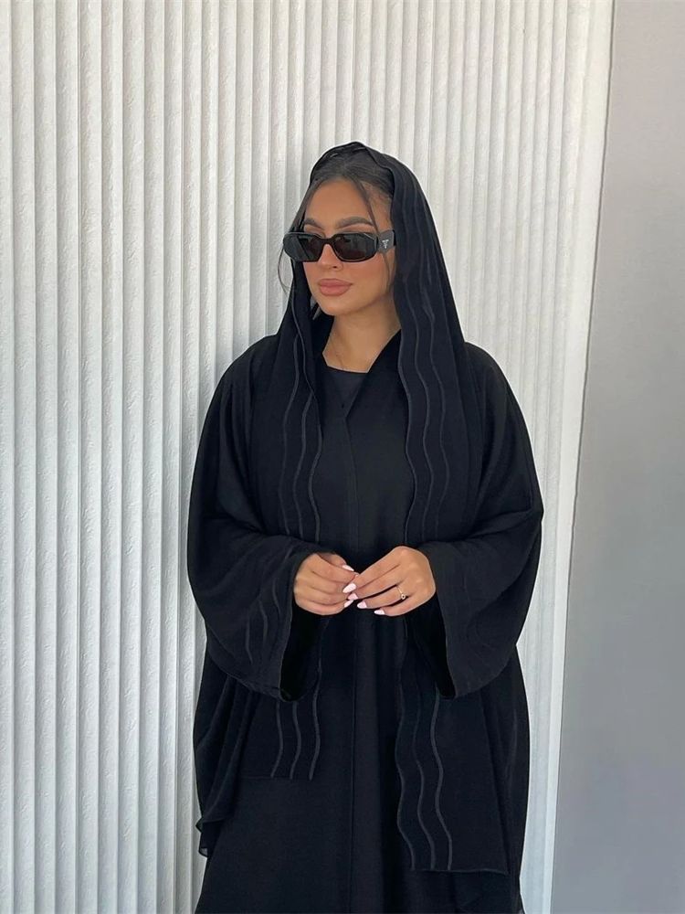 Ramadán mujeres Dubai Kimono K - Embroidery Hijab reseña y precio