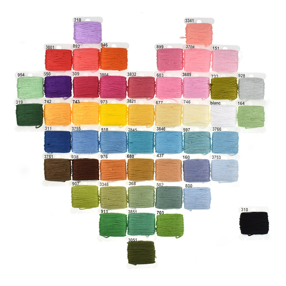 Kit de Bordado Surtido de 50 P - Embroidery For Beginners reseña y precio