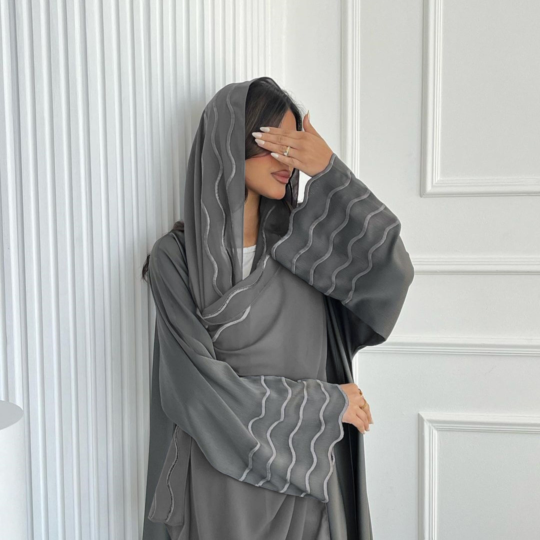 Vestidos de mujer Eid musulmán - Embroidery Hijab reseña y precio