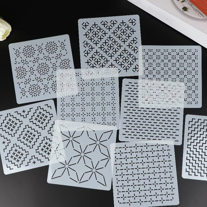 Plantillas de Bordado Sashiko, - Embroidery Service reseña y precio