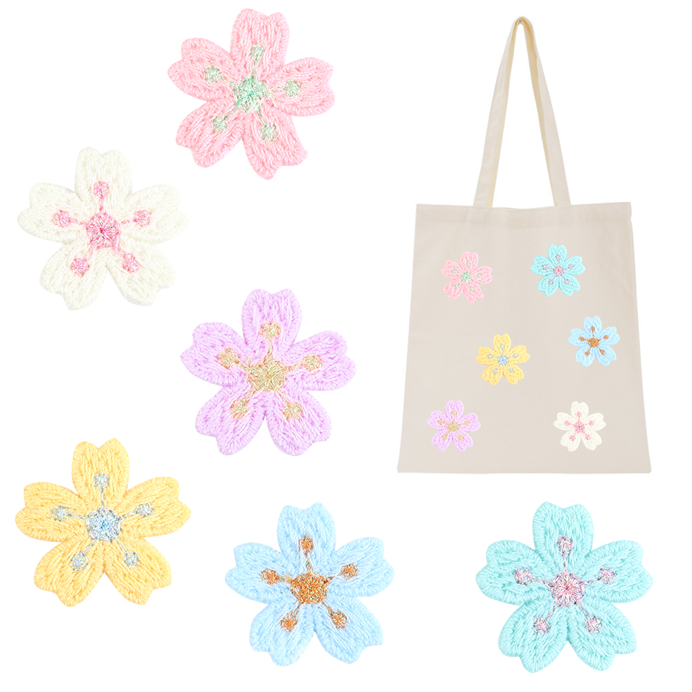 20 unids/lote colorido 2,4 cm  - Embroidery Flower reseña y precio