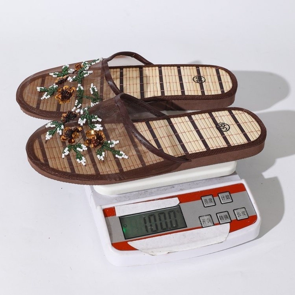 Sandalias Casuales de Malla co - Embroidery Flower reseña y precio
